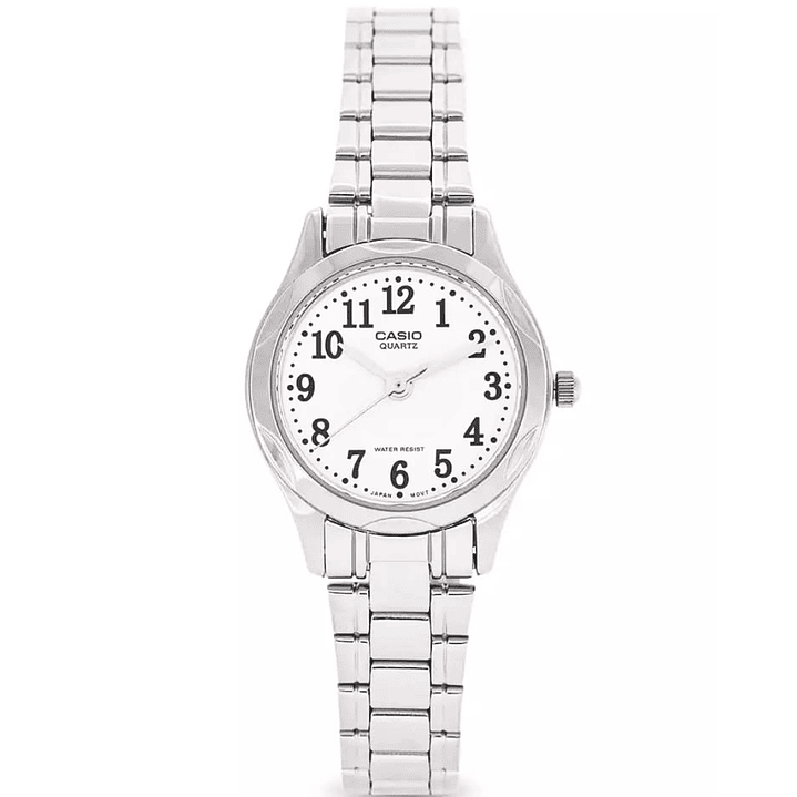 Reloj Mini Casio Vintage Mujer Plateado LTP-1275D-7B 4
