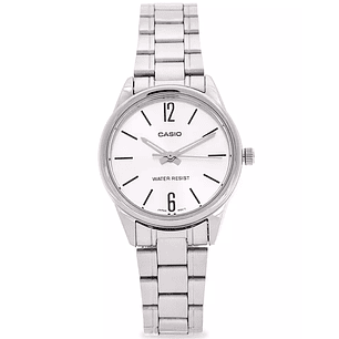 Reloj Casio Mujer Acero Plateado LTP-V005D-7B
