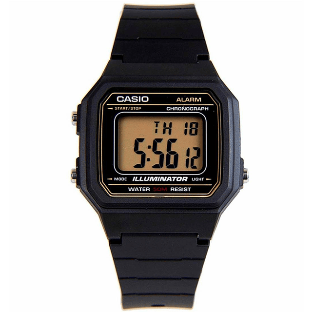 Reloj Casio Digital Vintage Negro W217H-9A