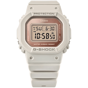 Reloj Casio G-Shock Mujer Resina Beige Rosé GMD-S5600-8DR