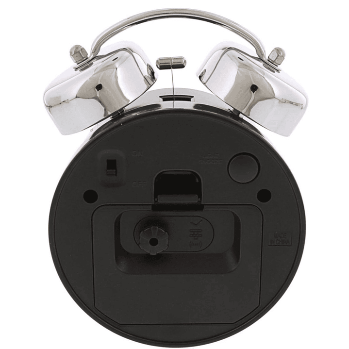 Reloj Casio Vintage Despertador Campanillas Negro Blanco TQ-362-1B 3