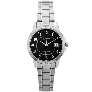 Casio Mini Mujer Análogo Plateado LTP-V004D-1B