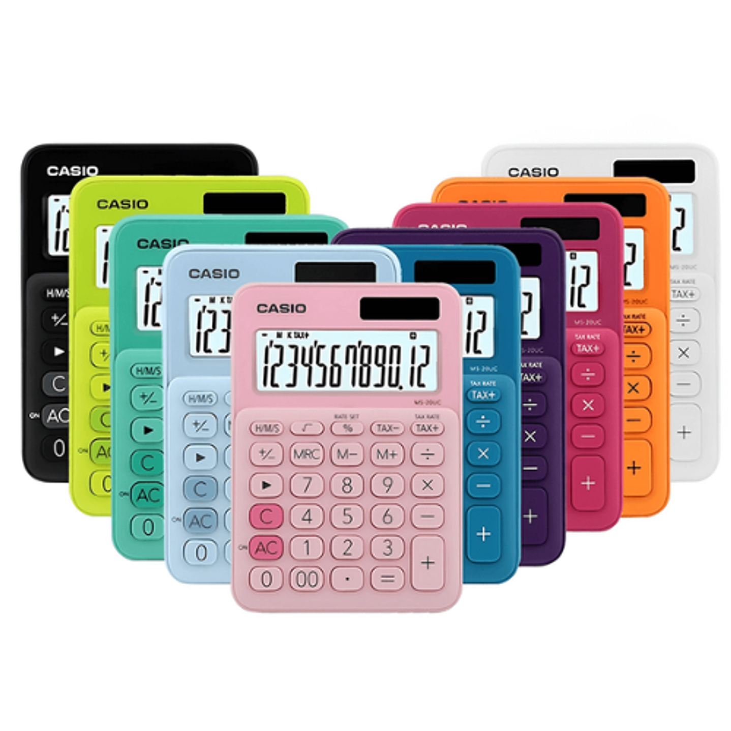 Calculadora Casio Fucsia MS-7UC-RD 10 Dígitos – 12 CM 4