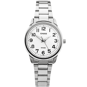 Reloj Casio Clásico Mujer Plateado LTP-1303D-7B