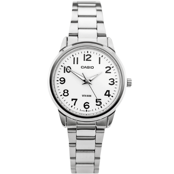 Reloj Casio Clásico Mujer Plateado LTP-1303D-7B 1