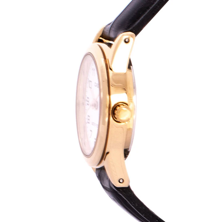 Casio Mini Mujer Dorado Cuero Negro LTP-V001GL-7B  6