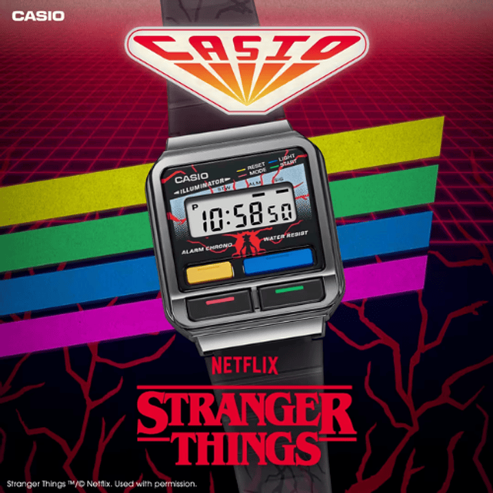 Casio Colaboración con STRANGER THINGS -Edición Limitada- A120WEST-1A 1