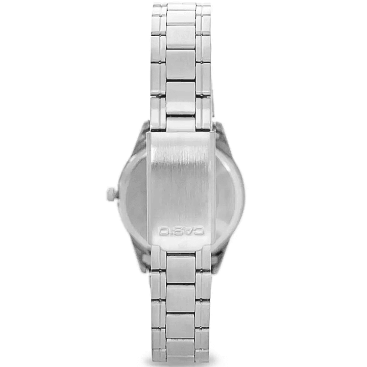 Reloj Casio Mujer Análogo Plateado LTP-V005D-4B 4