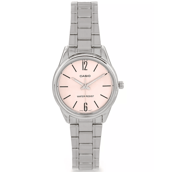 Reloj Casio Mujer Análogo Plateado LTP-V005D-4B 1