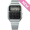 Reloj Casio Vintage Calculadora Plateado CA-500WE-1A