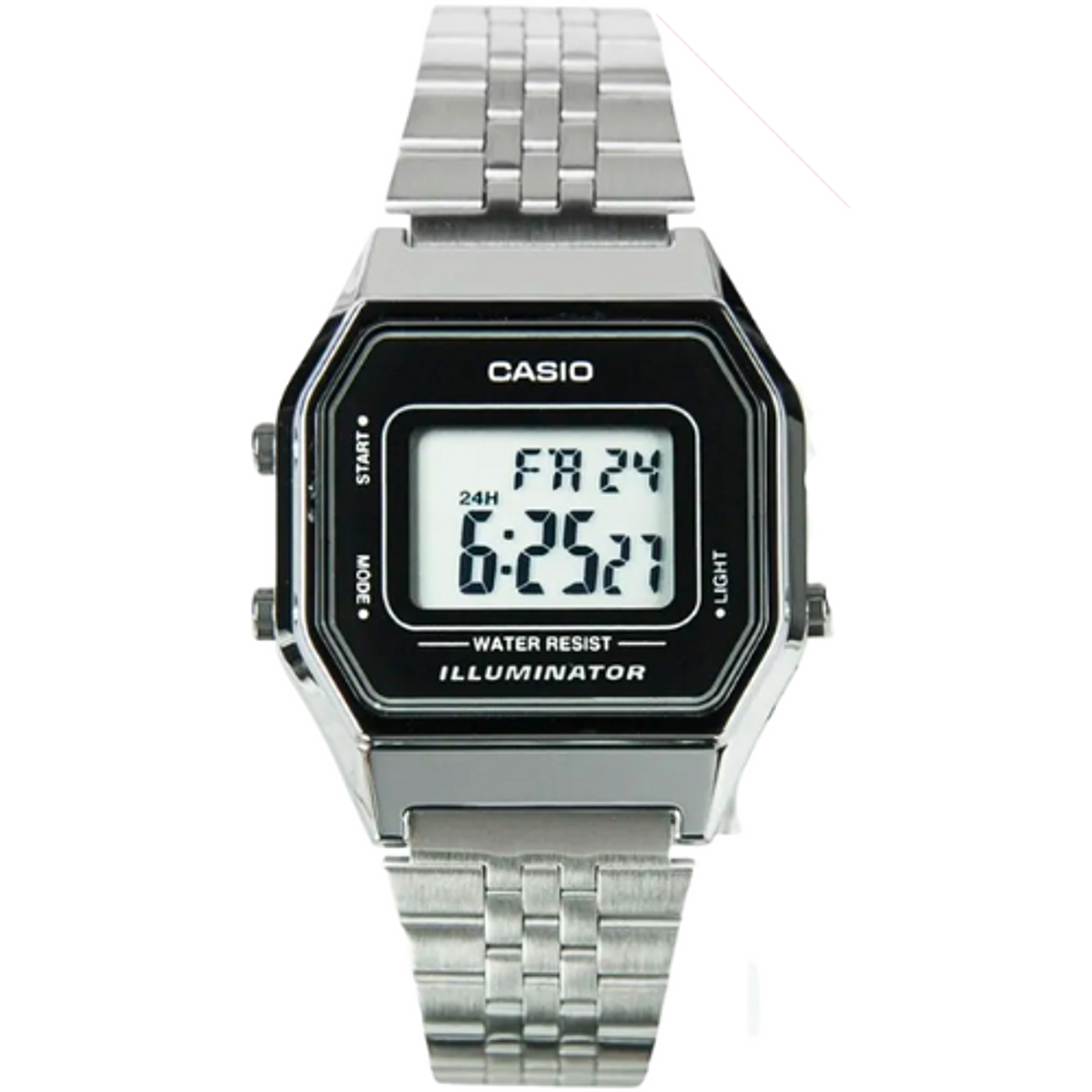 Reloj Casio Vintage Mujer Acero Plateado LA-680WA-1D  1