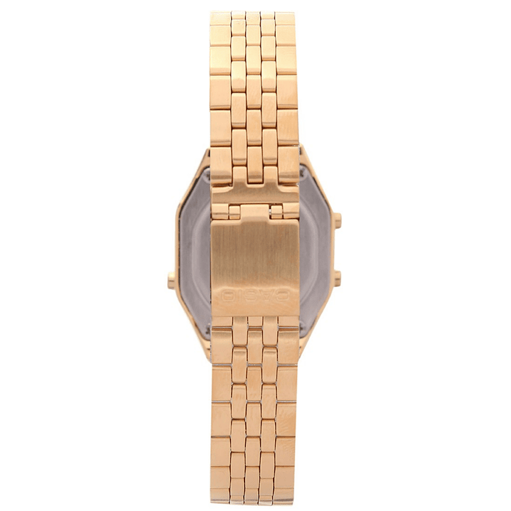 Reloj Casio Vintage Mujer Acero Mediano Dorado LA-680WGA-9 5