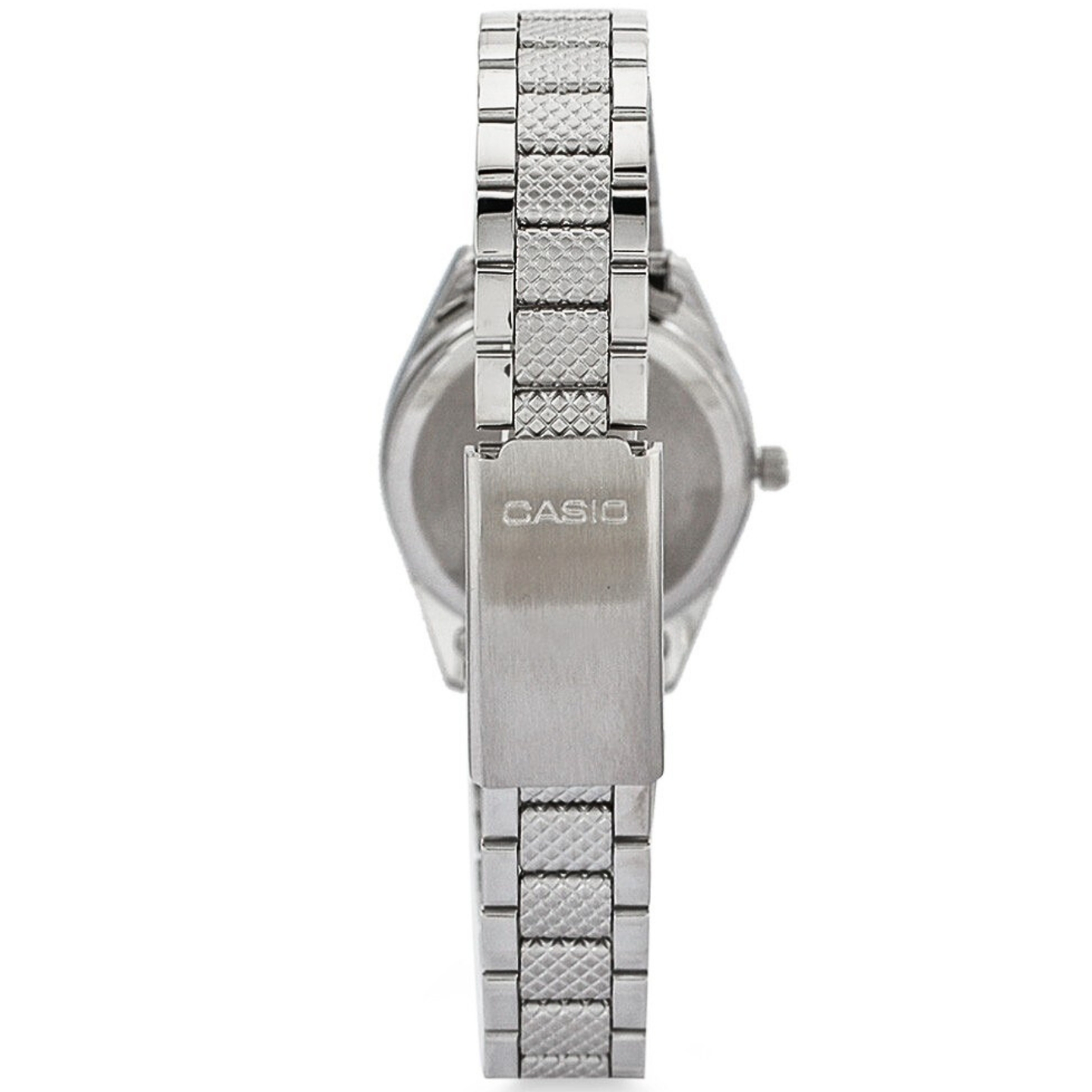 Reloj Mini Casio Vintage Análogo Mujer Plateado LTP-1274D-7A 4