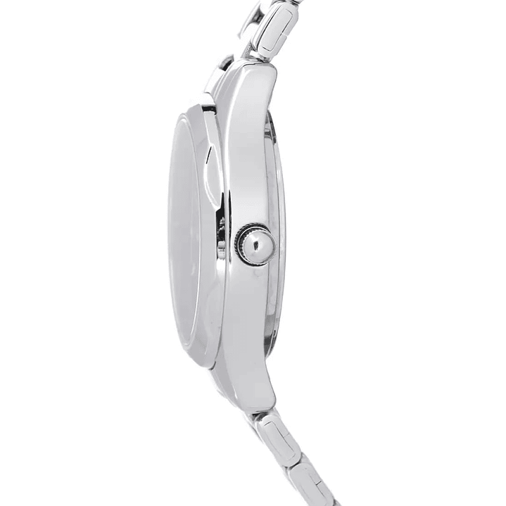 Reloj Mini Casio Vintage Análogo Mujer Plateado LTP-1275D-1A 3