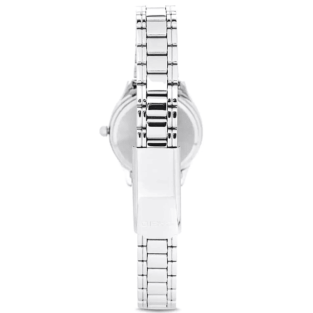 Reloj Mini Casio Vintage Análogo Mujer Plateado LTP-1275D-1A