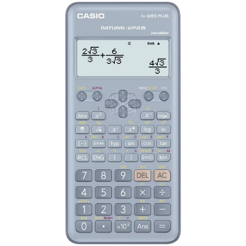 Casio Calculadora Científica Celeste FX-82ES PLUS2BU