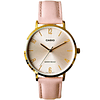 Reloj Casio Clásico Análogo Cuero Rosado LTP-VT01GL-4B