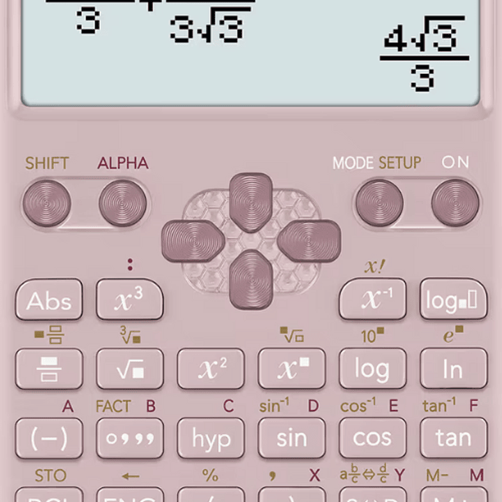 Casio Calculadora Científica Rosada FX-82ESPLUS2PK 2