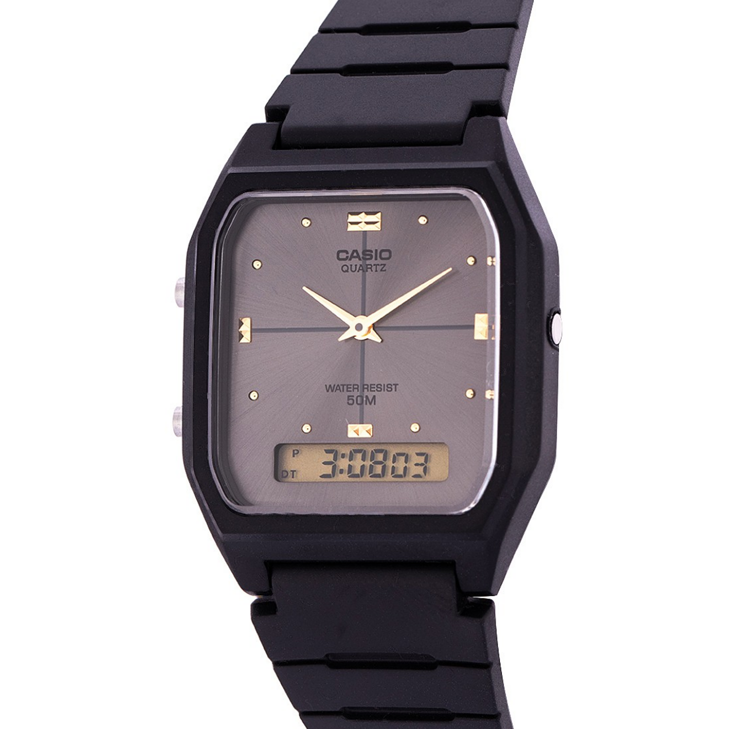 Reloj Casio Vintage Unisex Resina Negro AW-48HE-8A 2