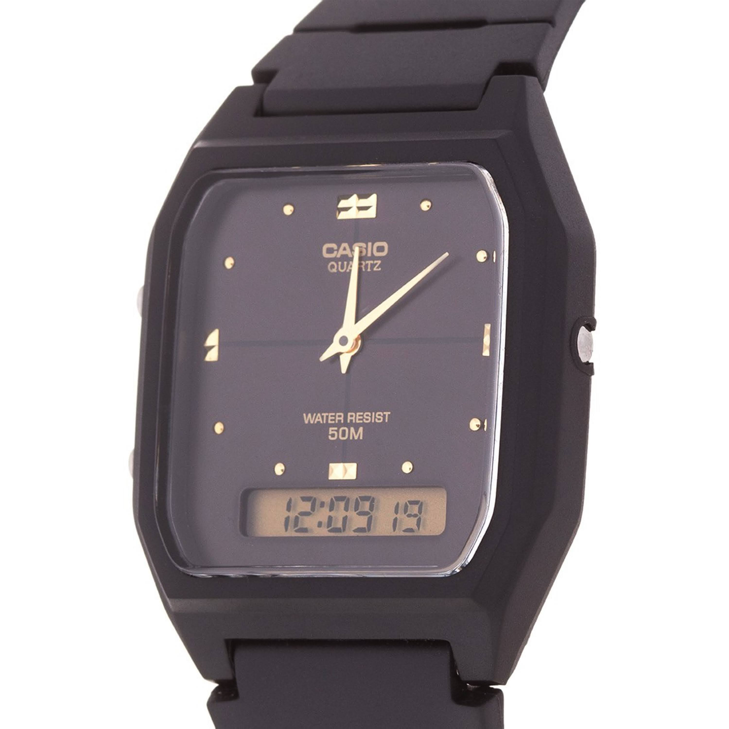 Reloj Casio Vintage Mujer Resina Negro AW-48HE-1A 3