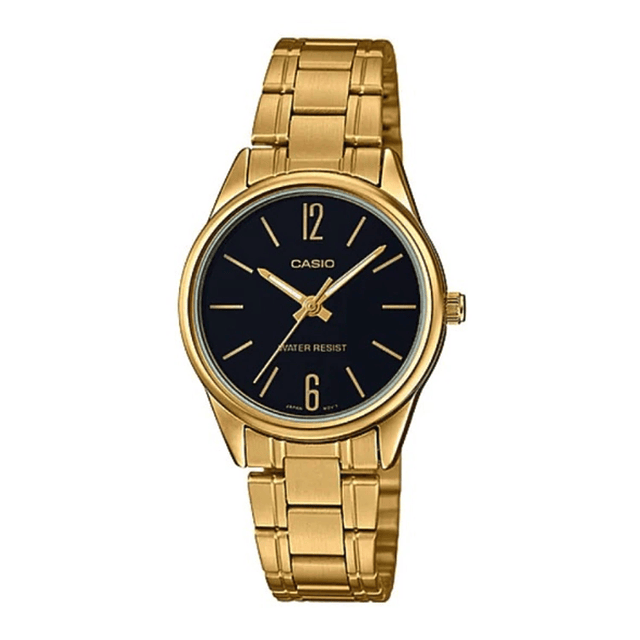 Reloj Casio Mujer Análogo Dorado LTP-V005G-1B 