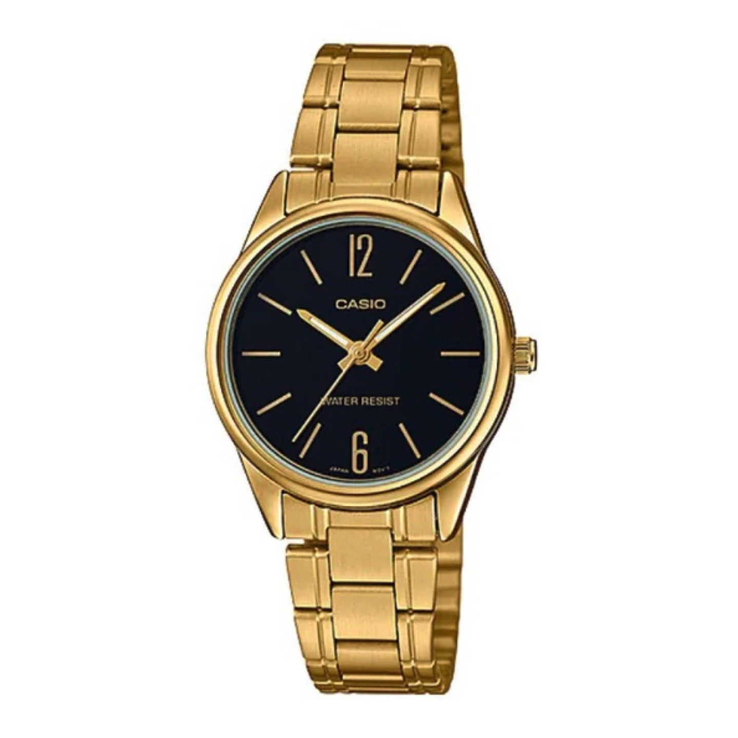 Reloj Casio Mujer Análogo Dorado LTP-V005G-1B  2