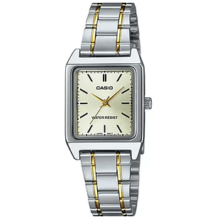 Reloj Casio Tank Vintage Mini Bicolor LTP-V007SG-9E