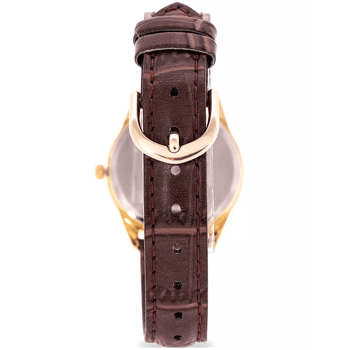 Reloj Casio Análogo Dorado Correa Cuero LTP-V005GL-7A 5