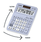 Casio Calculadora Mini Escritorio 12 Digitos Celeste MX-12B-LB - Miniatura 4