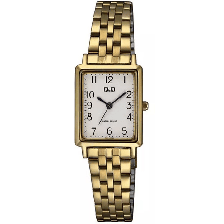 Q&Q Mini Clásico Mujer Acero Dorado QB95J004Y 1