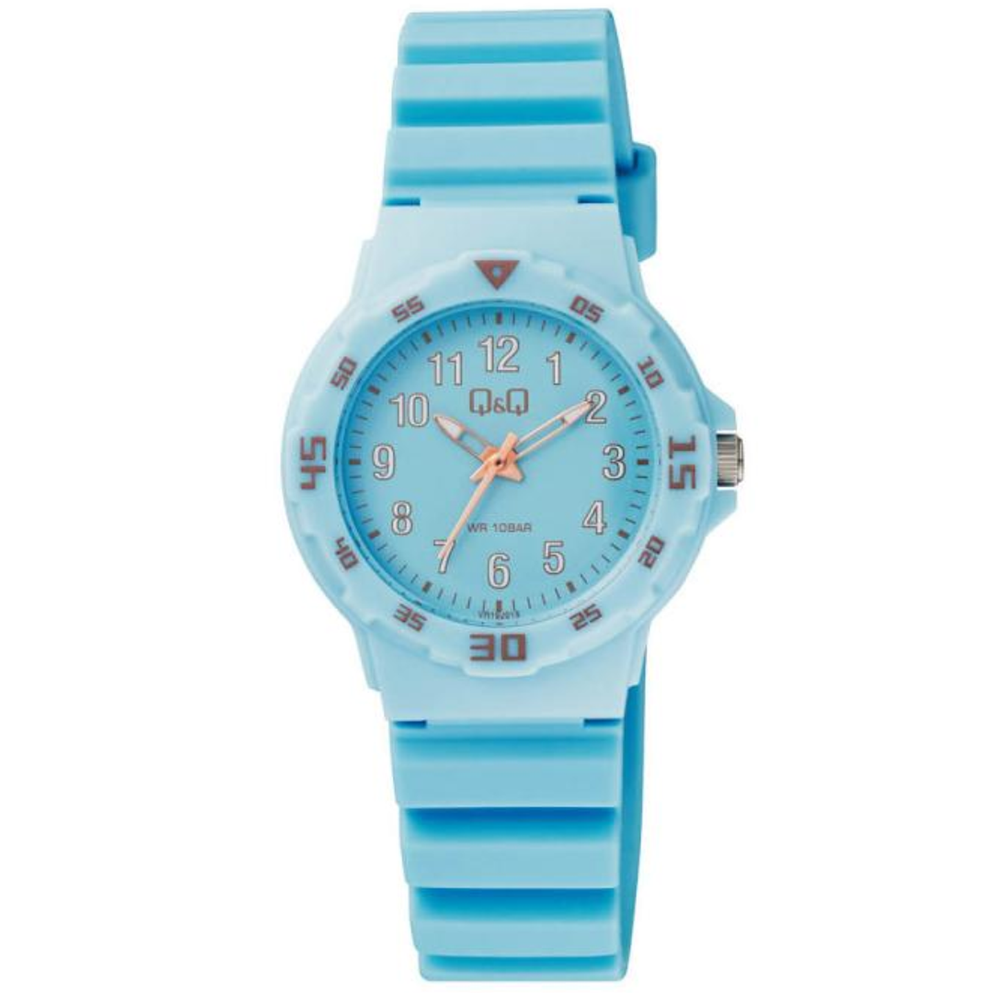 Reloj Q&Q Mini Análogo Celeste VR19J015Y 1