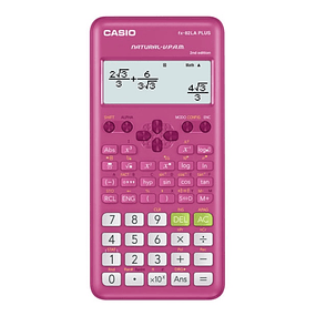 Casio Calculadora Científica Plus 2 Fucsia FX-82LAPLUS2-PK 