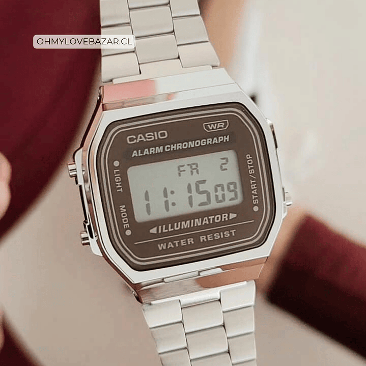 Reloj Casio Vintage Digital Illuminator Unisex A168WA-5A 5