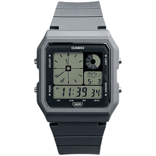 Reloj Casio Vintage Twin-Graph Reedición Gris LF-20W-8A2