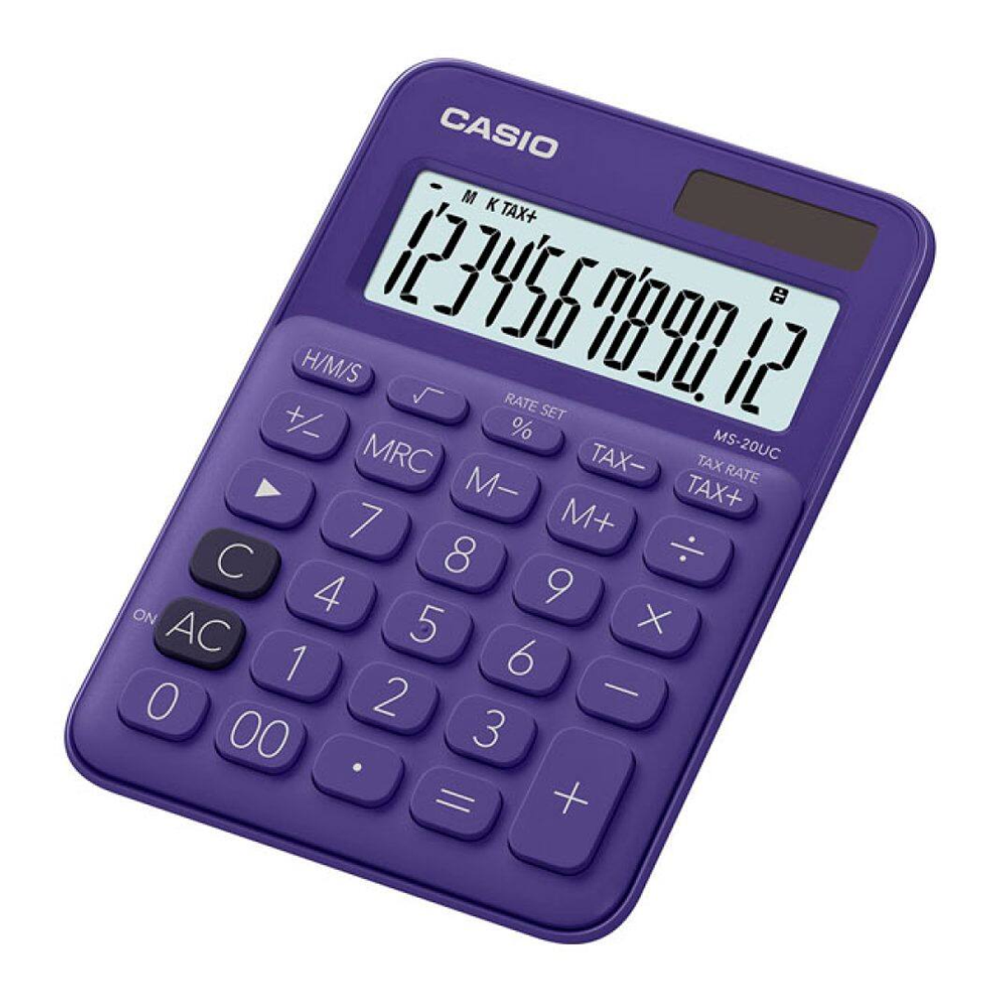 Casio Calculadora Morado Purpura Grande MS-20UC-PL 4