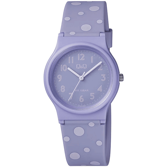 Reloj Q&Q Resina Lila con diseño VP46J064Y