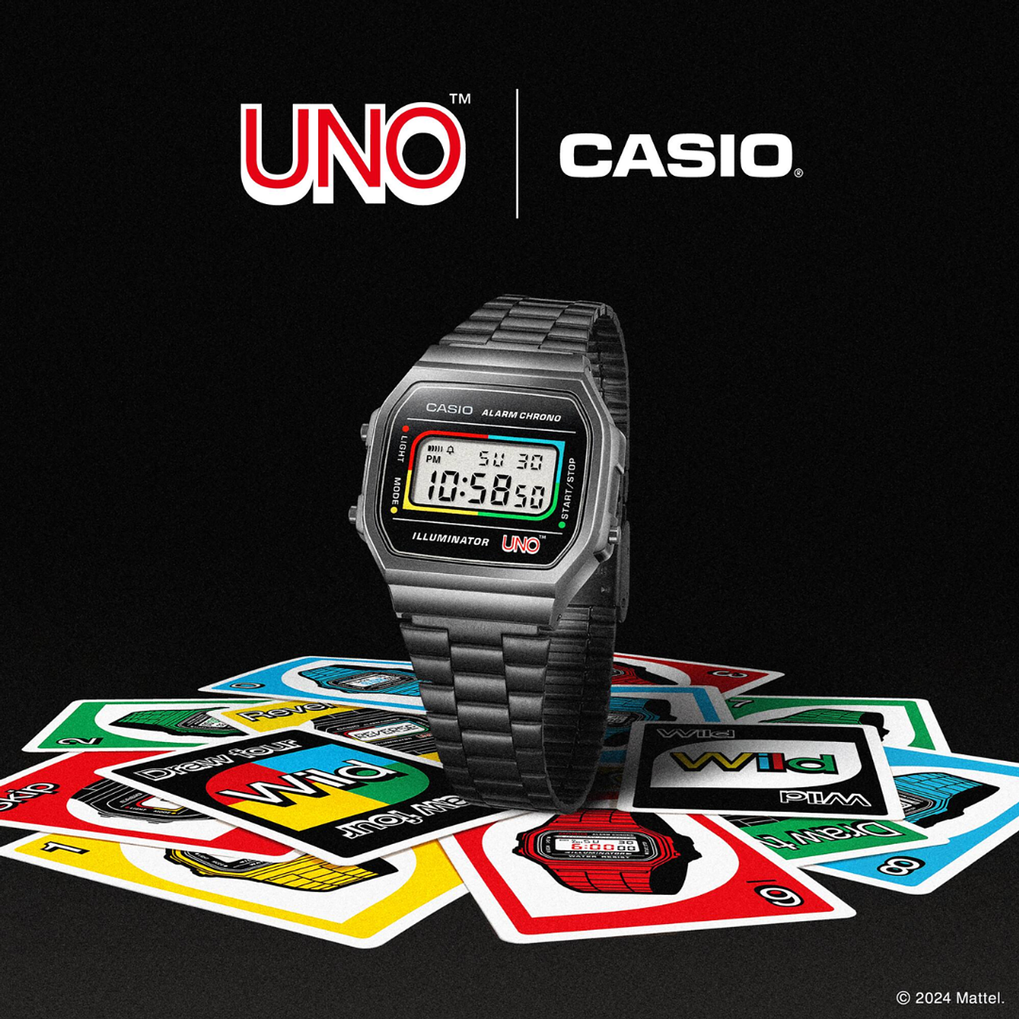 Casio Colaboración con UNO -Edición Limitada- A168WEUC-1A 6