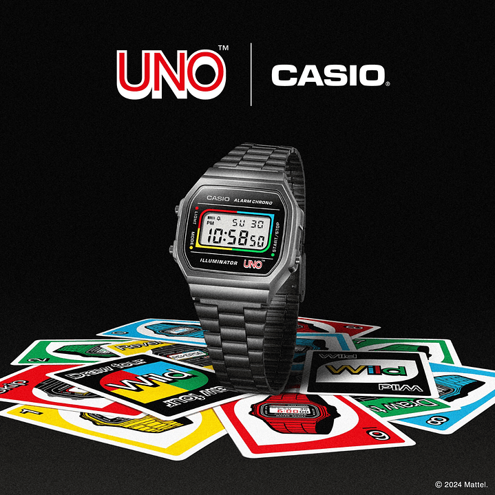 Casio Colaboración con UNO -Edición Limitada- A168WEUC-1A 6