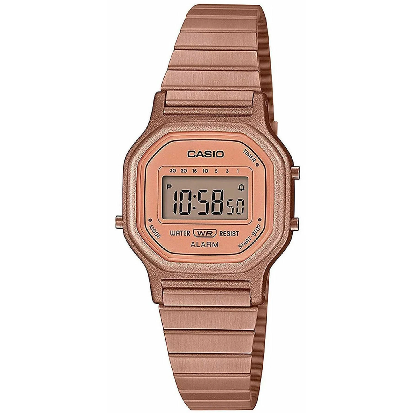 Mini Casio Vintage Mujer Acero Rosé Gold LA-11WR-5ADF 2