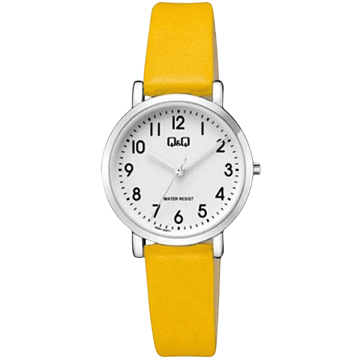 Reloj Q&Q Vintage Mujer Plateado Amarillo Q58A-002PY 1