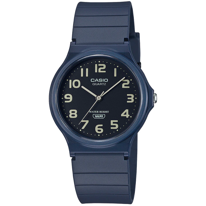 Reloj Casio Clásico Unisex Resina Azul Mate MQ-24UC-2B 1