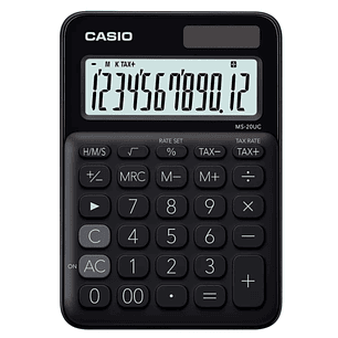 Casio Calculadora Negro Grande MS-20UC-BK