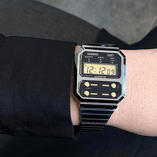 Reloj Casio Vintage Alien Reissue Gris A100WEGG-1A2