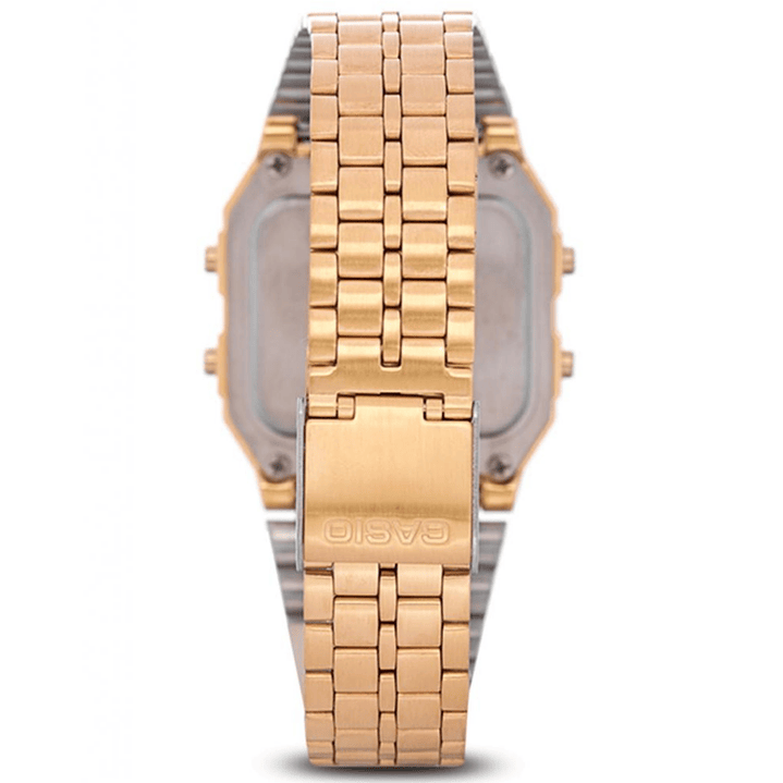 Reloj Casio Vintage Unisex Metálico Dorado A500WGA-9 5