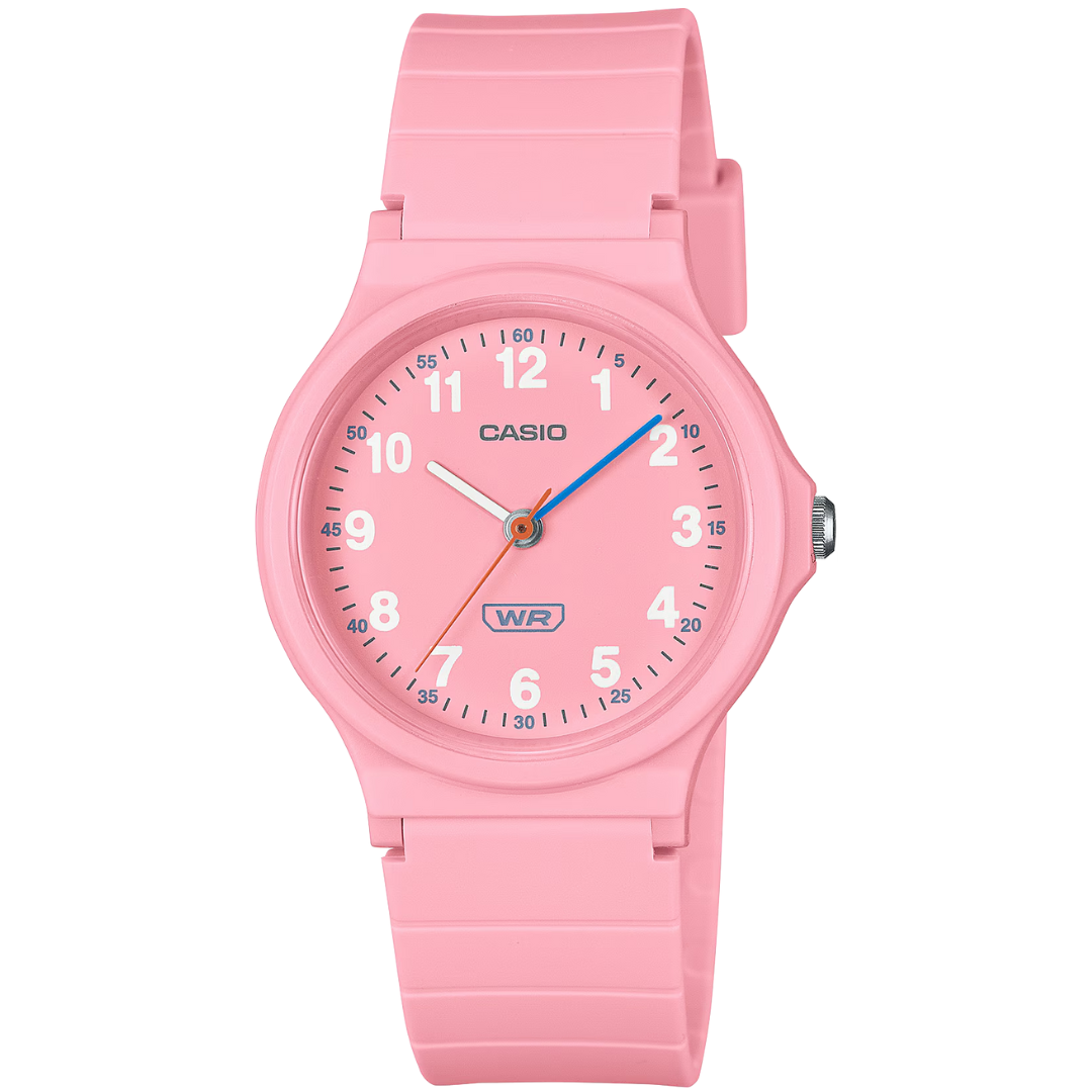 Reloj Casio Vintage Correa Resina Biológica Rosado LQ-24B-4