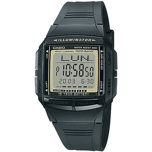 Reloj Casio Vintage Data Bank Negro DB-36-9A