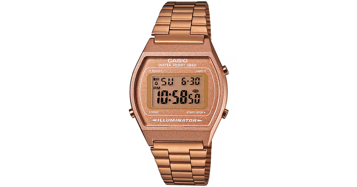 Patina Casio Bronce Casio Vintage Rose Gold Reloj Casio Mujer