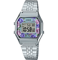 Reloj Casio Vintage Mujer Plateado Rosas LA-680WA-2C - Miniatura 1