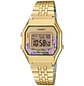 Reloj Casio Vintage Mujer Mediano Dorado Rosas LA-680WGA-4C - Miniatura 1