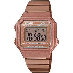 Reloj Casio Vintage Grande illuminator Rosé B-650WC-5A